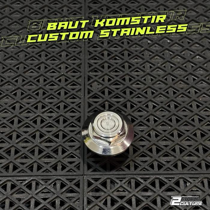 BAUT KOMSTIR/BAUT SEGITIGA ATAS RX KING CUSTOM STAINLESS