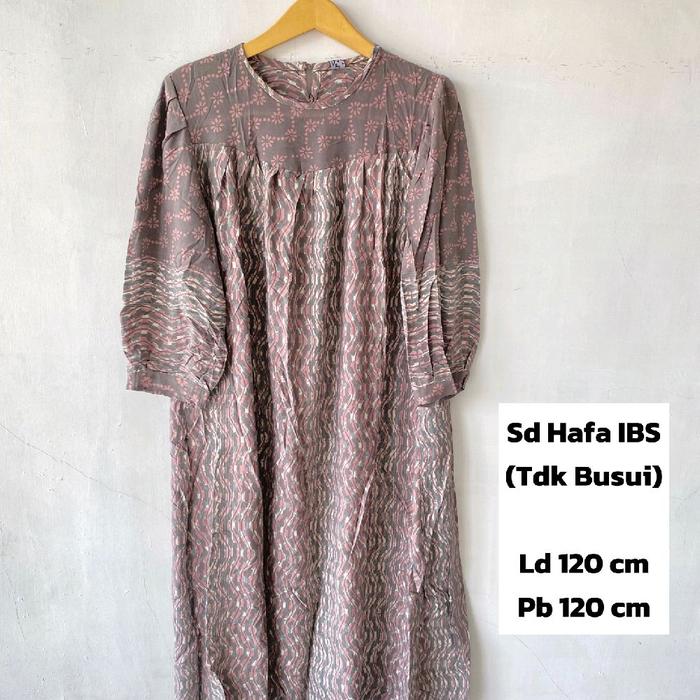 Set Dress Hafa Tangan Panjang by Batik Luza | Daster Luza