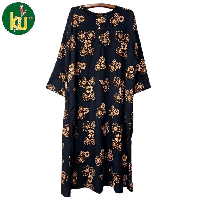 KENCANA UNGU LONGDRES JUMBO LD 130 CM GAMIS JUMBO KENCANA UNGU LABEL PRABU TANGAN PANJANG JUMBO