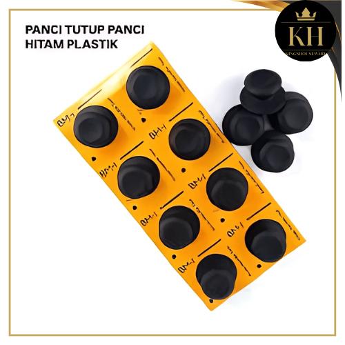 KH - Gagang Knop Pegangan Tutup Panci Plastik Full Hitam Tutup Wajan Panci Kuat Anti Panas PP-50