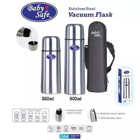 MAK229 BABY SAFE VACUUM FLASK TERMOS MINUM 350 ML/500ML - TERMOS BABY SAFE TER01 350ML
