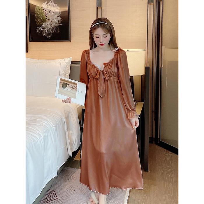 Vee-baju tidur Pajamas Silk Premium French style F1120/8131/seserahan/bajutidur