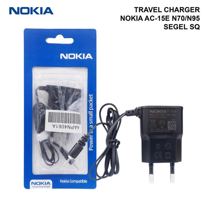 Charger Nokia N70 Kecil Press Jarum Cas Tc N95 Packing Mika