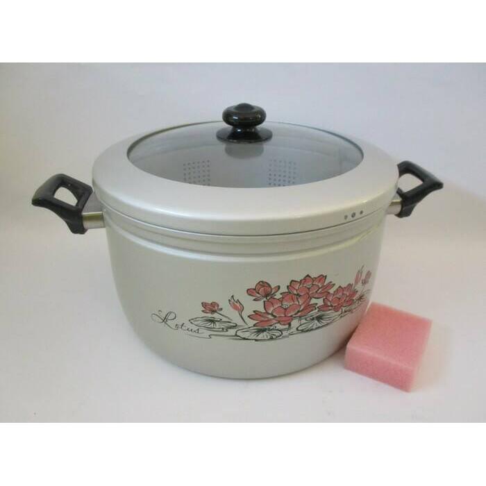 DANDANG / PANCAGUNA / PANCI KUKUSAN / STEAMER MASPION 33 CM TUTUP KACA