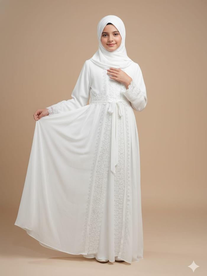 NAZMA ABAYA ANAK, (BISA COD), BAJU ABAYA TURKI, BAJU ARABIAN LOOK