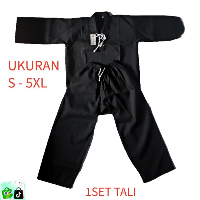 SERAGAM PENCAK SILAT POLOS HIGH QUALITY - BAJU PENCAK SILAT POLOS - BAJU PENCAL SILAT JUMBO - BAJU P