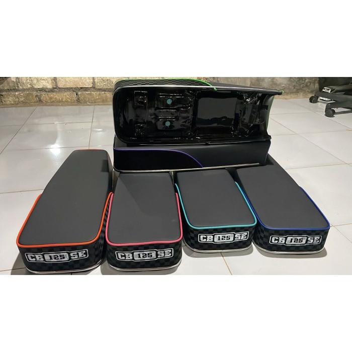 JOK CB TINGGI 10 cm - JOK CB125se MOTIF CATUR - JOK CB motif ombak
