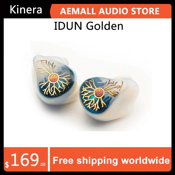 Kinera IDUN Golden IDUN2.0 In-ear Monitor Earphone IEM 1DD+2BA Triple