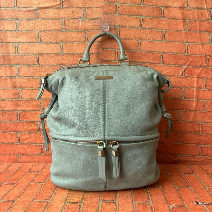 TAS RANSEL KULIT ASLI WANITA PATRICE BREAL SAGE SECOND BRANDED / TAS RANSEL FASHION WANITA KULIT ASL
