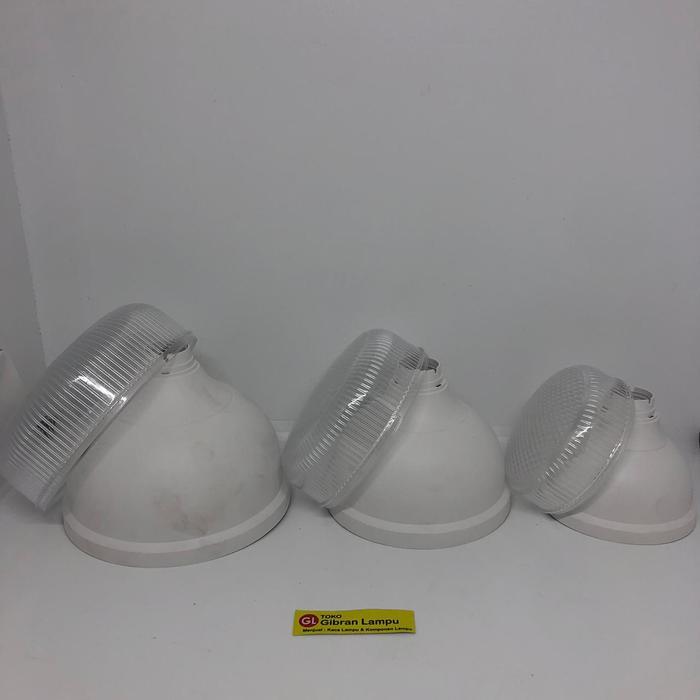 Casing Lampu LED Transparan - Cover Lampu Model Transparan Bening *