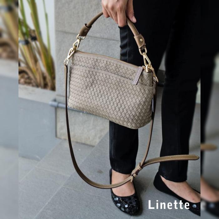 Linette delila tas anyam woven bag