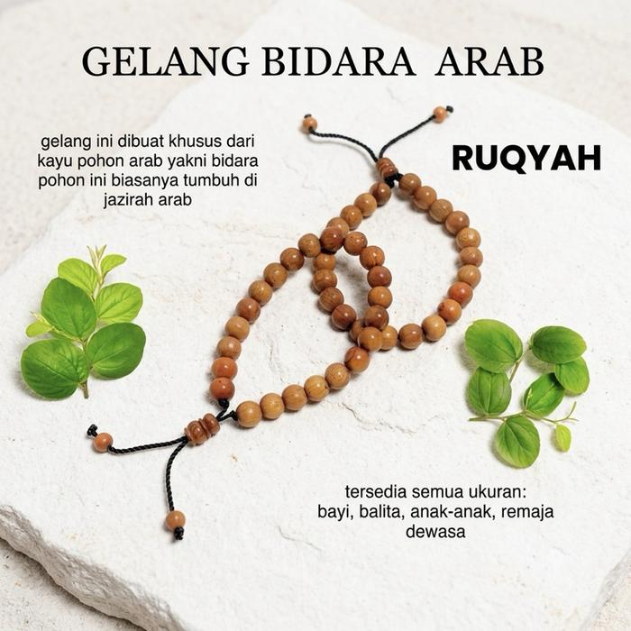 Gelang Kayu Bidara Asli Original/Politur dibuat dari asli kayu bidara dijamin keasliannya