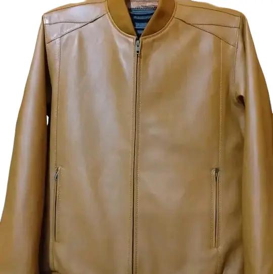 Jaket kulit domba type A9 leather Pria Casual