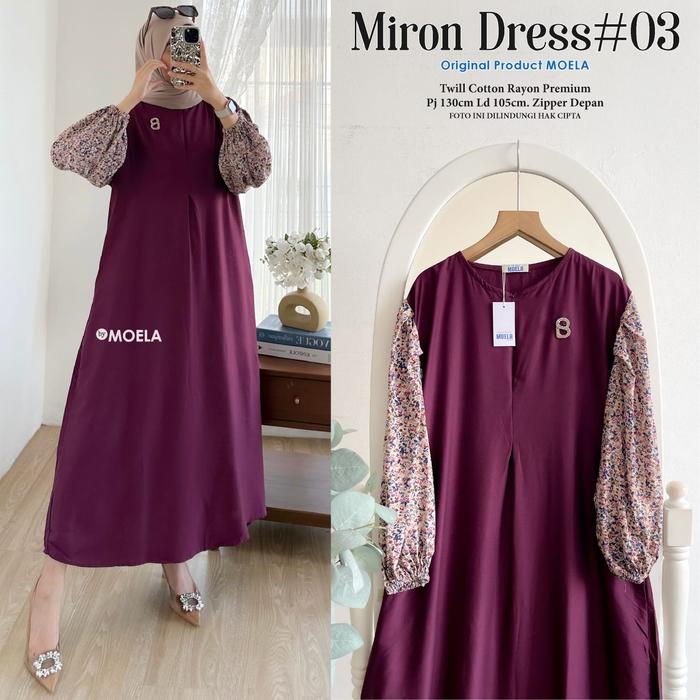 moela gamis miron dress by moela LD 105