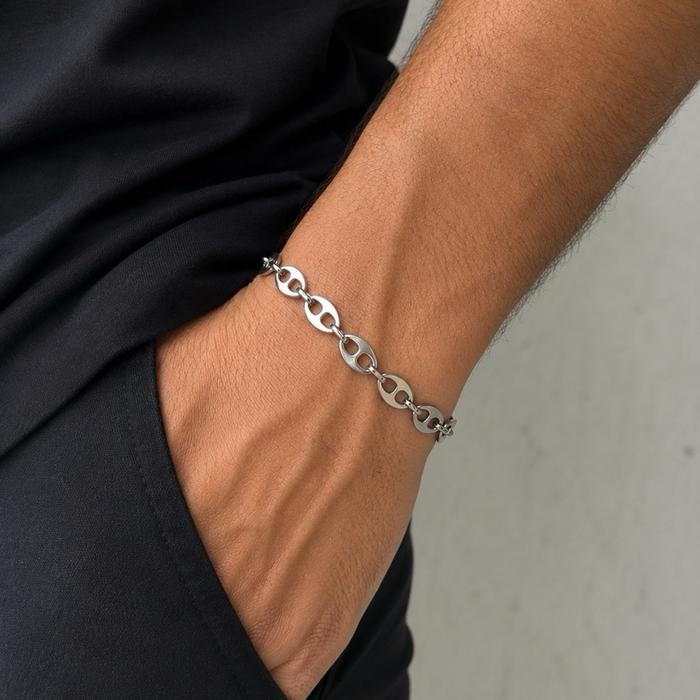 MILANO bracelet / gelang tangan pria / gelang rantai gelang anti karat / gelang titanium / rantai ge