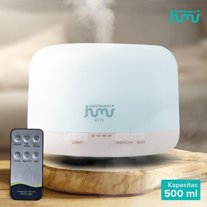 Mtos Mall | Humidifier Ultrasonik | Aroma Diffuser Remote | Air Humidifier 500ml