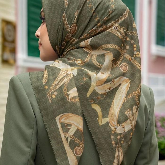 Hijab Buttonscarves Chain series premium lasercut titik 3 premium logo pin BS