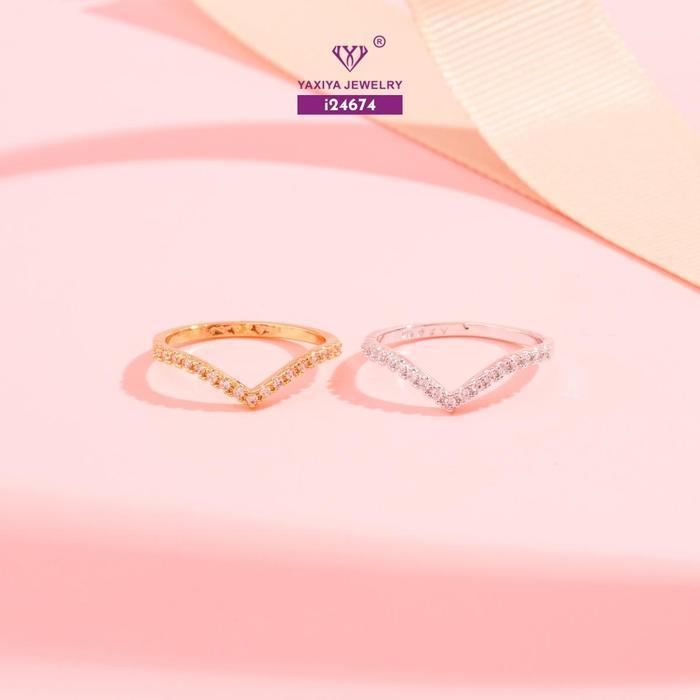 Yaxiya Cincin Fashion Wanita Yaxiya Cincin Wanita Model Fuji Aksesoris 182