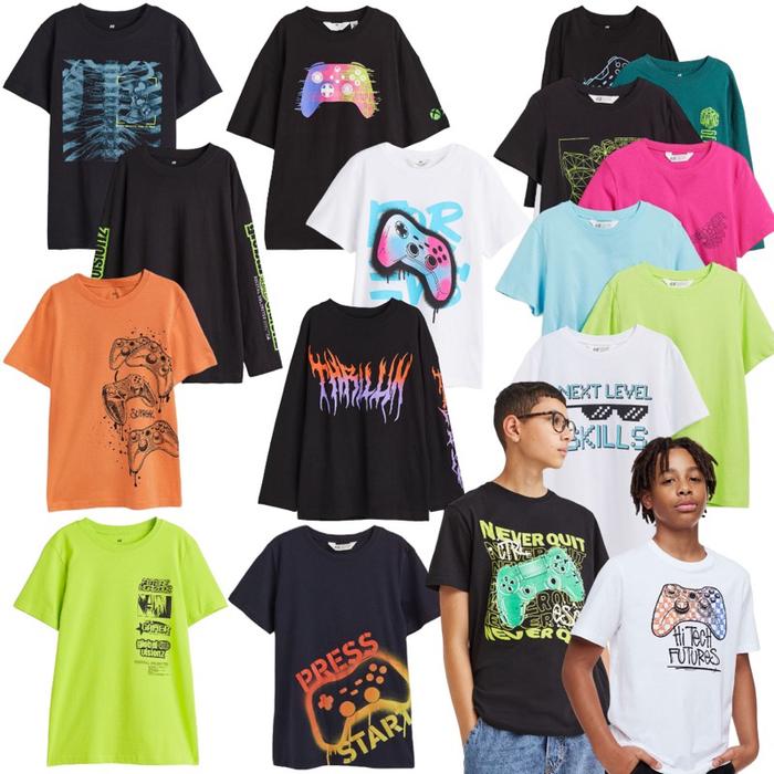 Ready Hm Kaos Anak Laki-Laki Junior 8-14Y+