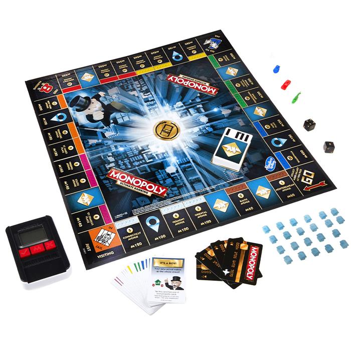 Game Monopoli Hasbro Ultimate Banking Edition Board Game Electronic