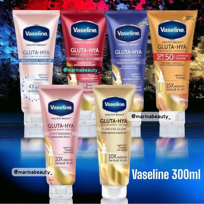 Vaseline Gluta Hya Serum Burst Lotion THAILAND Original 300ml