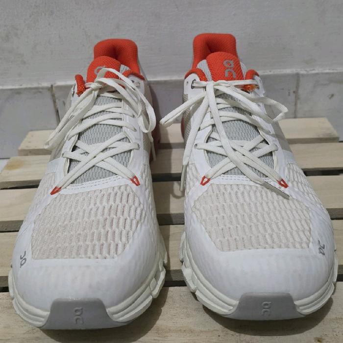 Sepatu On Running Cloudflyer 'White Coral' Size 46 insole 29,5