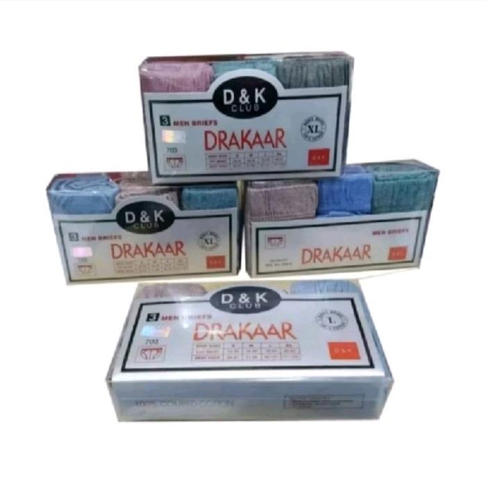 3 PCS CLANA DALAM DRAKAAR/CELANA DALAM PRIA/CD PRIA