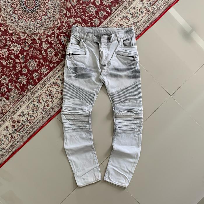 Balmain Paris Wiskers Bikers Pants