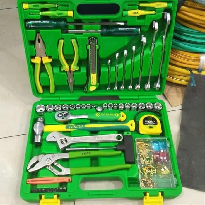 Mechanic Tool Set 60 Pcs Tekiro Box Plastik