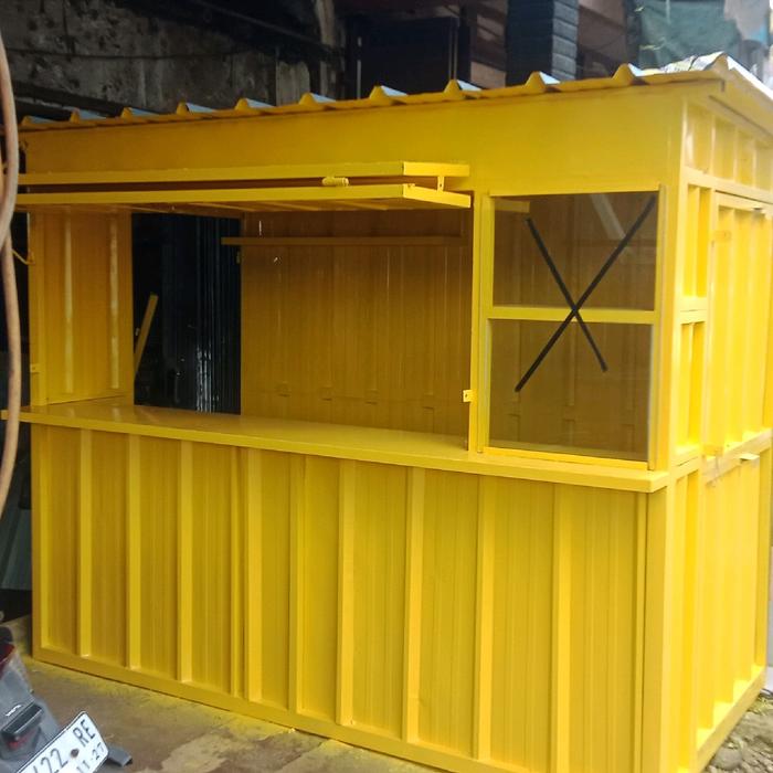 gerobak booth kontainer roda rombong pameran