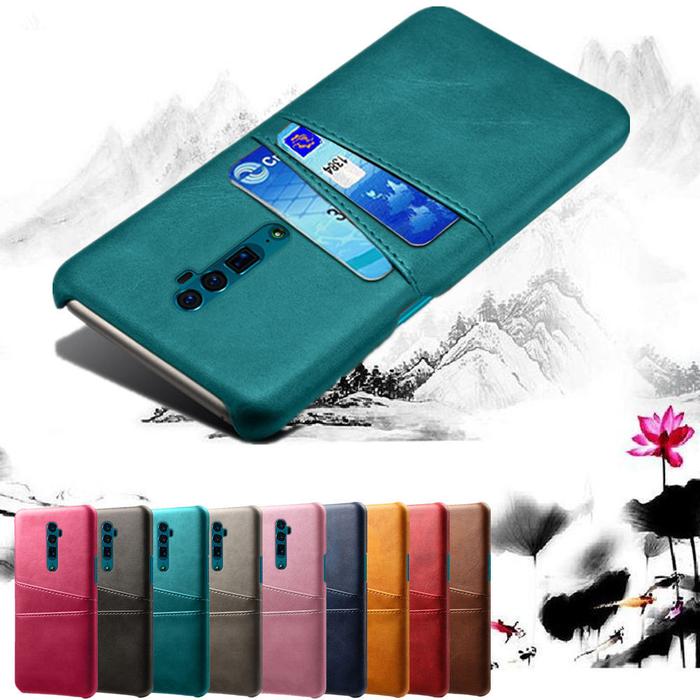 Leather Card Holder Phone Cases For OPPO Reno 10x Zoom Reno2 Z Ace