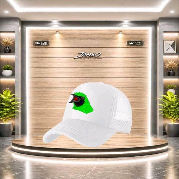 Topi Trucker / Jaring Pria Wanita Sablon Cak Ijo Keren