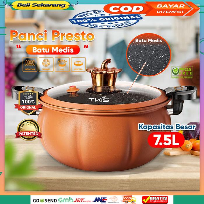 Panci Presto Labu 26 cm Totipotent Pressure Cooker Pot 7.L Q2-8126 PANCI VIRAL PROMO MURAH ORI