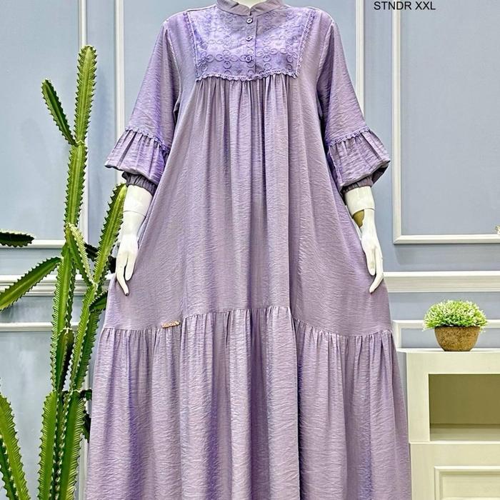 gamis by salvina ys krinkle renda polos