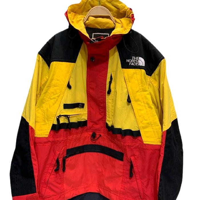 Jacket/Jaket vintage Wind breaker Skiwear color block tnf Pria Waterproof