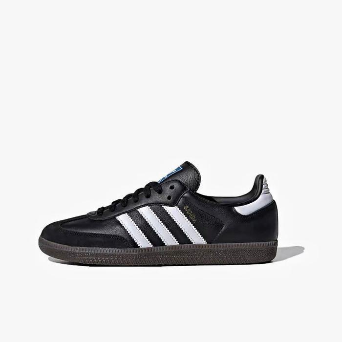 Sepatu Sneakers Casual Adidas Samba OG 'Black Gum' B75807/BZ0058 BNIB 100% Real Picture