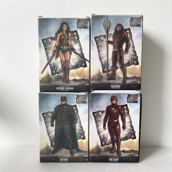 ARTFX Aquaman Figure Flash Cyborg Wonder Bruce Wayne Action Figure