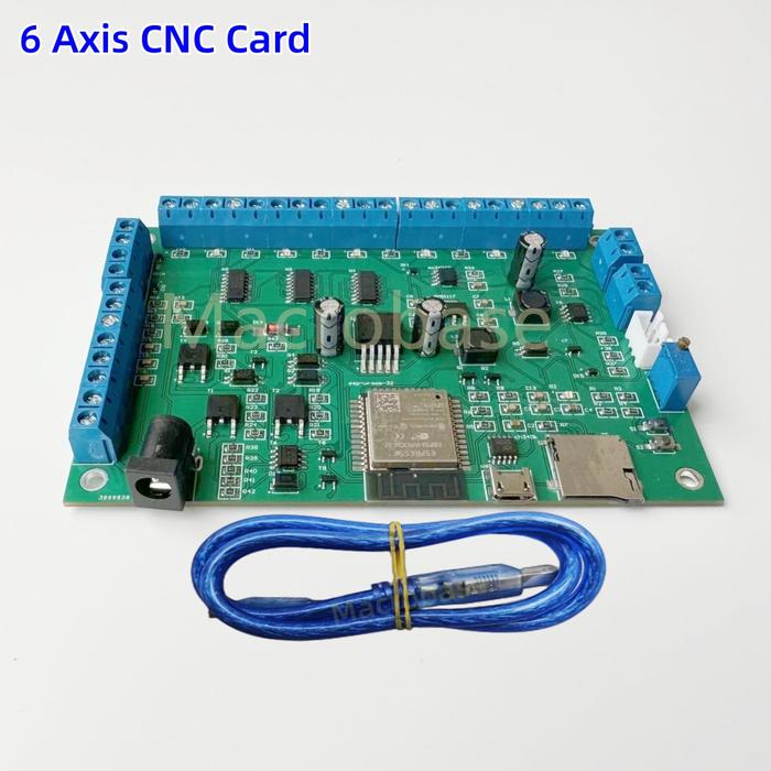 GRBL 6 axis breakout board control panel USB motion card ESP32 wifi