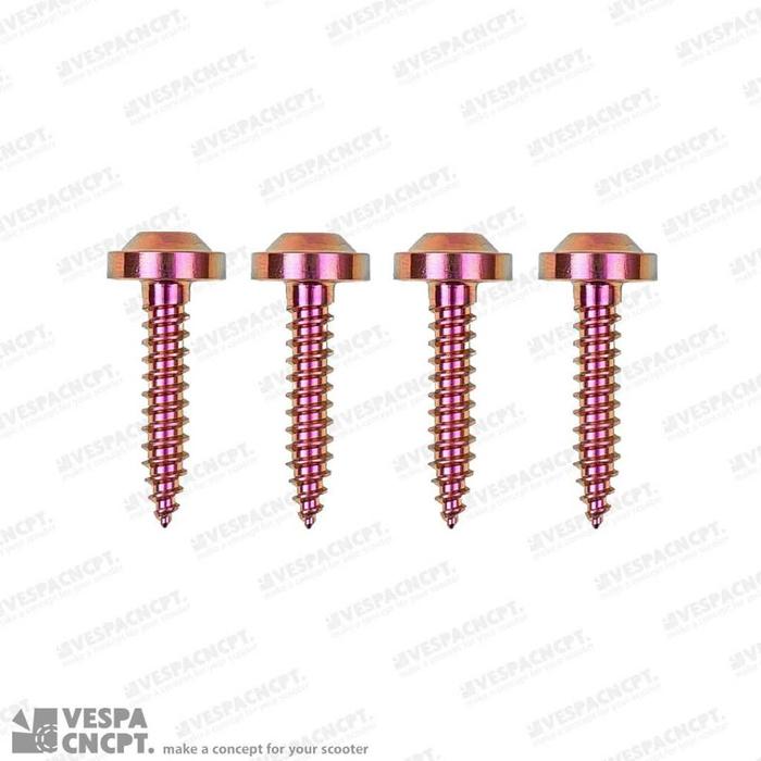 Baut Titanium Flat Cover Aki Long Pink Vespa Sprint Primavera Gts
