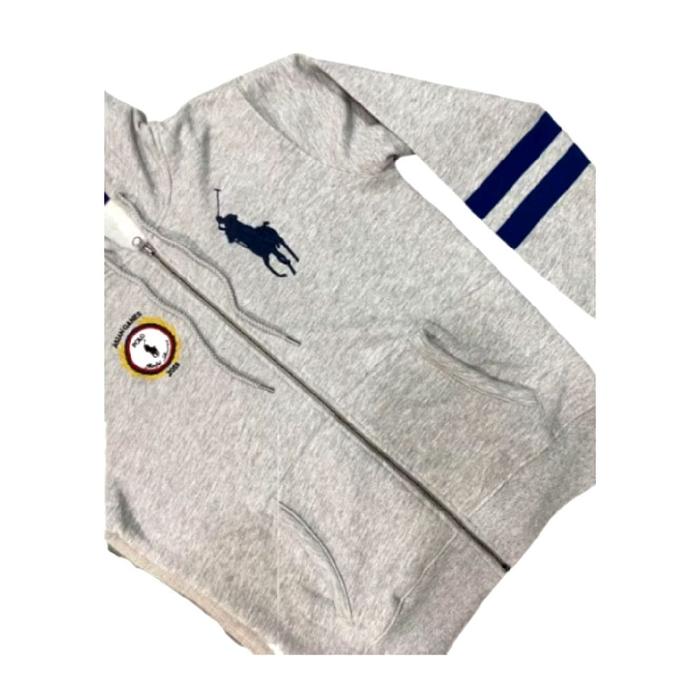 Polo Jacket Fleece Hoodie Black Men Polo Ralph Lauren M0128