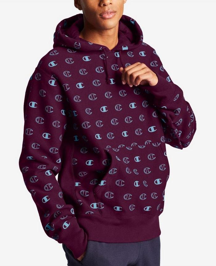 Hoodie Champion Weave All Over Print Hoodie Original