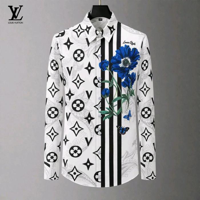 KEMEJA PANJANG PRIA IMPORT LV'3345 BRANDED MIROR