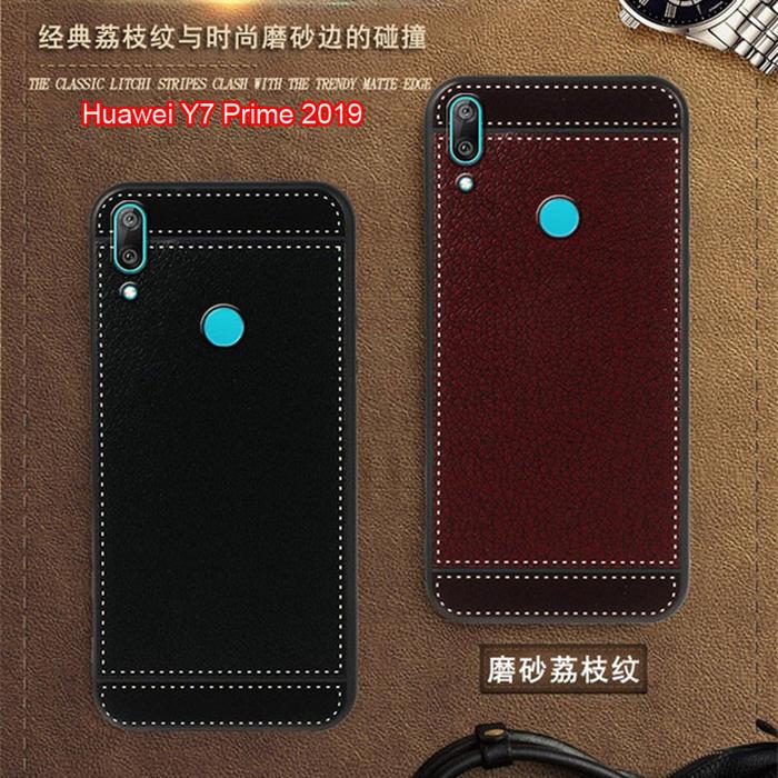Case for Huawei Y7 Prime 2019 DUB-LX1 DUB-LX3 Case leather 6.26" Soft