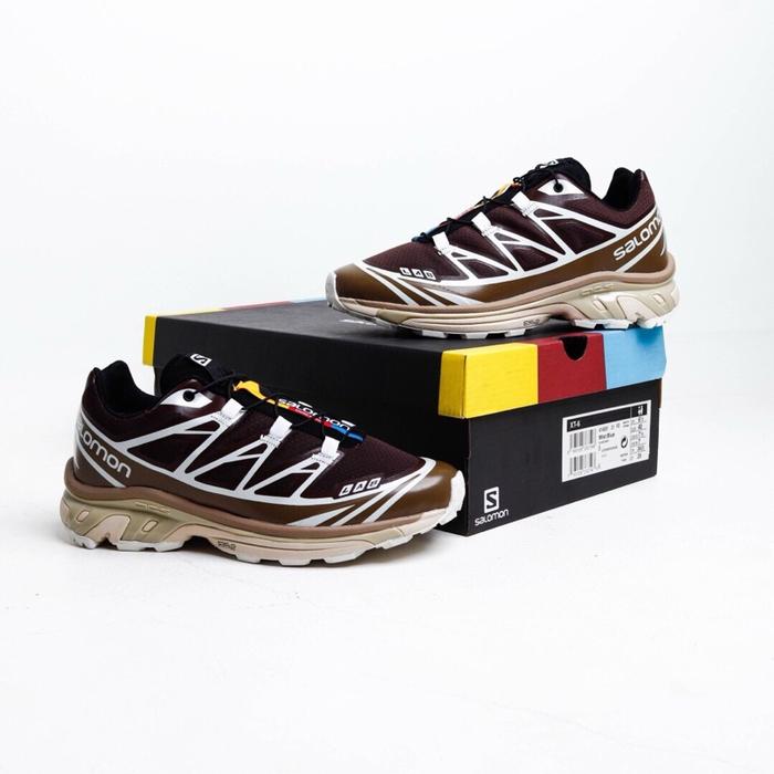 Sepatu Salomon - Salomon XT-6 "Gold Brown" - LEGIT!