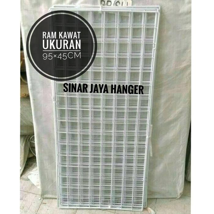 Ram besi dinding 95X45 pajangan display aksesories