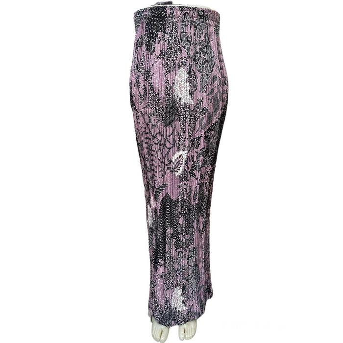 ROK PLISKET BATIK / ROK BATIK / ROK PLISKET MODERN / BAWAHAN BATIK / AUREL UNGU