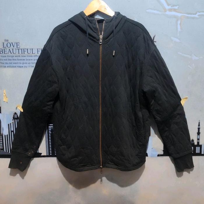 Jaket sport casual hoodie DIESEL BLACK COLD minus