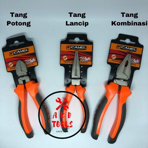 Tang Set 'CAMEL' 3 Pcs | Tang Kombinasi | Tang Lancip | Tang Potong | Tang Serbaguna