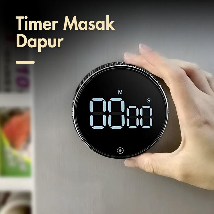 Mutiaramall - Timer Masak Digital | Kitchen Countdown Timer | Alat Dapur