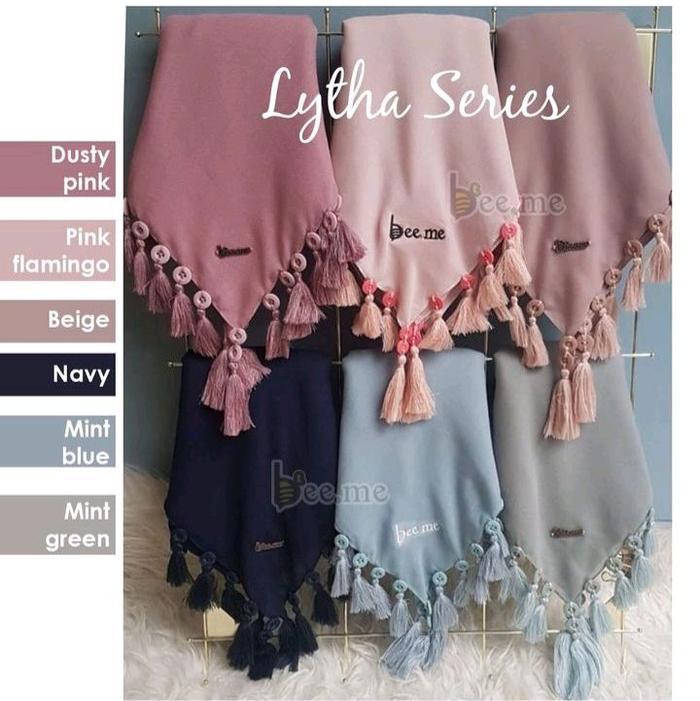 scraf beeme/beeme series lytha/ beeme polos/ scraf beeme polos Muslim Jilbab Syal Kerudung Lebaran W